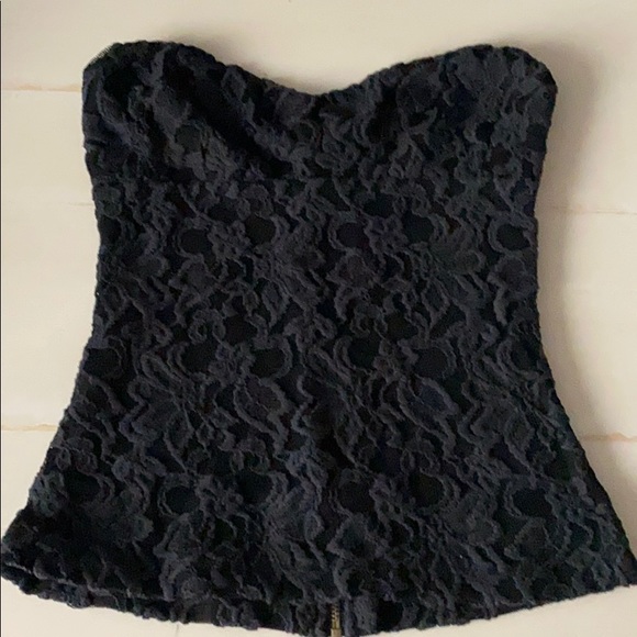 Pins & Needles Black Lace Top Size Small - Picture 1 of 6